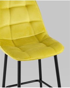 Барный стул Тейлор велюр жёлтый AV 411 H19 08 B Stool group