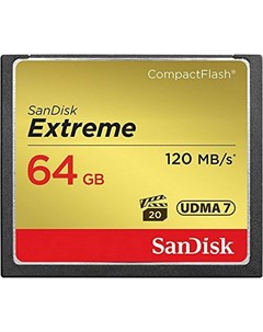 Карта памяти Extreme CompactFlash 64GB SDCFXSB 064G G46 Sandisk