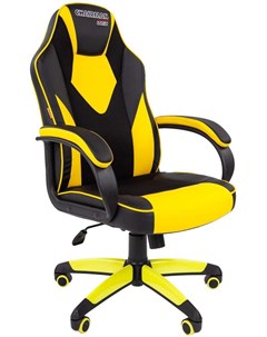 Игровое кресло game 17 черный желтый 7028515 Chairman