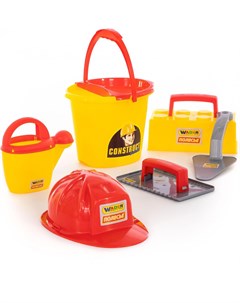 Игровой набор Набор инструментов детский Набор каменщика Construct 5 50199 Полесье
