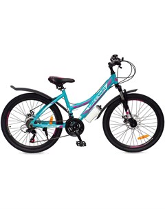 Велосипед 4930M 24 рама 15 дюймов голубой розовый Greenway