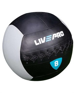 Медицинбол Wall Ball 8 кг черный серый NL LP8100 08 00 00 00 Livepro