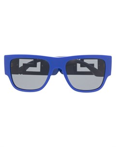 Солнцезащитные очки в квадратной оправе с декором Greca Versace eyewear