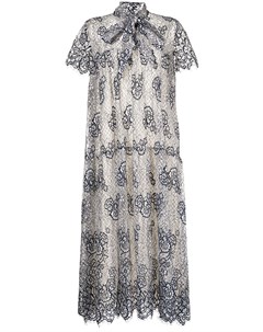 Платье из тюля с вышивкой Biyan
