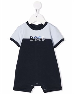 Комбинезон с короткими рукавами и логотипом Boss kidswear