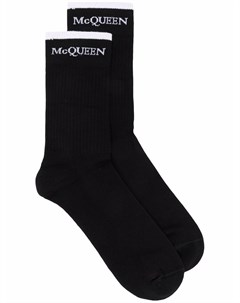 Трикотажные носки с логотипом Alexander mcqueen