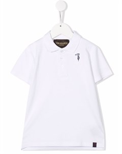Рубашка поло с вышитым логотипом Trussardi junior