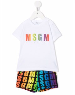Спортивный костюм с логотипом Msgm kids