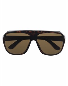Солнцезащитные очки авиаторы черепаховой расцветки Tom ford eyewear