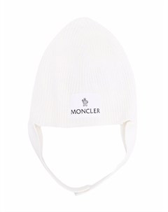Шапка в рубчик с логотипом Moncler enfant