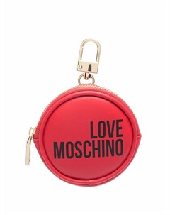 Круглый кошелек с логотипом Love moschino