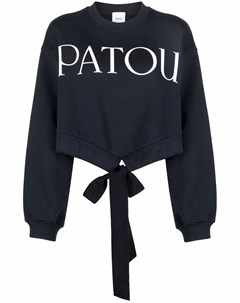 Топ с длинными рукавами и логотипом Patou