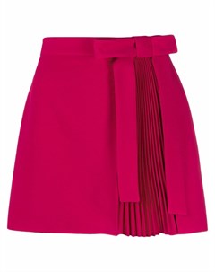 Юбка шорты с плиссировкой и бантом Red valentino
