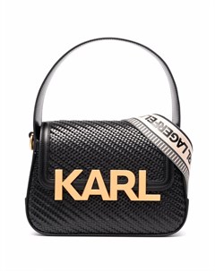 Плетеная сумка через плечо K Letters Karl lagerfeld