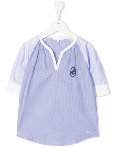 Блузка с вышитым логотипом Chloé kids
