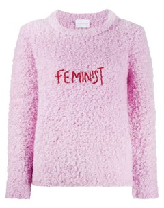 Фактурный джемпер Feminist с вышивкой Antonella rizza