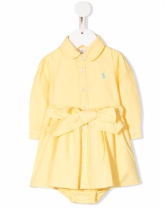 Платье рубашка с вышитым логотипом Ralph lauren kids