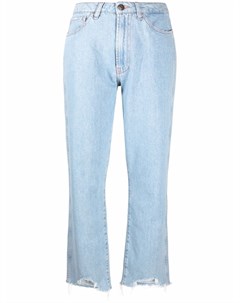 Укороченные джинсы прямого кроя 3x1