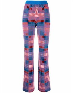 Трикотажные брюки с геометричным принтом Paco rabanne