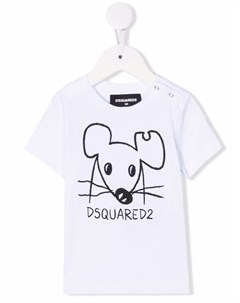 Футболка Mouse с логотипом Dsquared2 kids