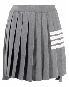 Плиссированная юбка мини с полосками 4 Bar Thom browne