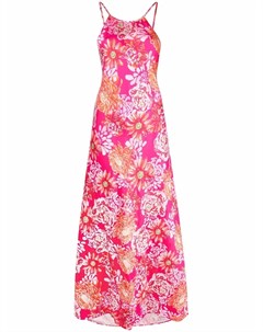 Расклешенное платье макси Albizia с цветочным принтом Pinko