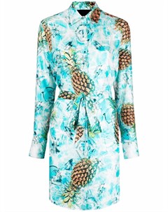 Платье рубашка Pineapple Skies с поясом Philipp plein