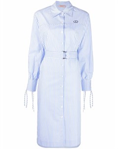 Полосатое платье рубашка с длинными рукавами Twinset