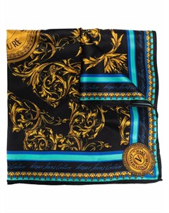 Шелковый платок с узором Versace jeans couture