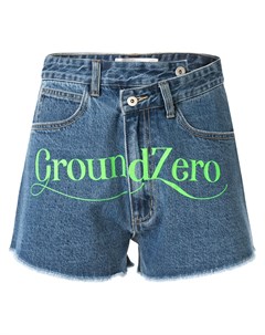 Джинсовые шорты с завышенной талией Ground zero