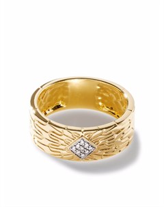 Кольцо Classic Chain из желтого золота с бриллиантами John hardy