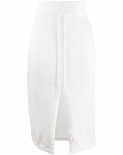 Трикотажная юбка с разрезом спереди Antonella rizza