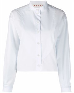 Укороченная блузка с вышитым логотипом Marni