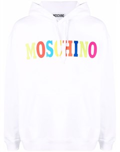 Худи из органического хлопка с логотипом Moschino
