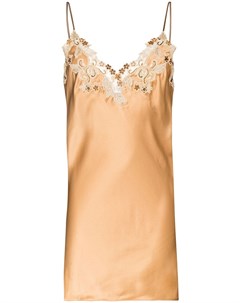Платье комбинация с вышивкой La perla