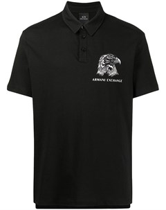 Рубашка поло Eagle с логотипом Armani exchange