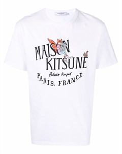Футболка Royal News с логотипом Maison kitsune