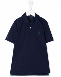Рубашка поло с короткими рукавами и вышитым логотипом Ralph lauren kids