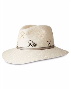 Соломенная шляпа федора Henrietta Maison michel