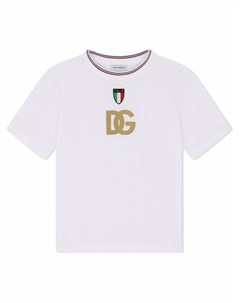Футболка Italy с логотипом Dolce & gabbana kids