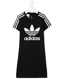 Платье футболка Trefoil с короткими рукавами Adidas kids