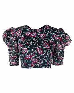 Укороченная блузка с цветочным принтом Isabel marant étoile