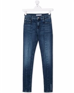 Узкие джинсы средней посадки Calvin klein kids