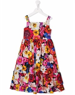 Платье с цветочным принтом Dolce & gabbana kids