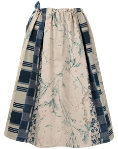 Расклешенная юбка миди с графичным принтом Pierre-louis mascia