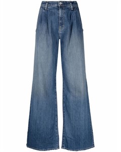 Широкие джинсы с эффектом потертости Nili lotan