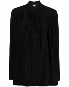 Шелковая блузка с кисточками Victoria beckham