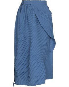 Плиссированная юбка асимметричного кроя Issey miyake