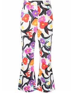 Расклешенные брюки с цветочным принтом Stella jean