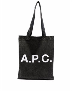 Сумка шопер с логотипом A.p.c.
